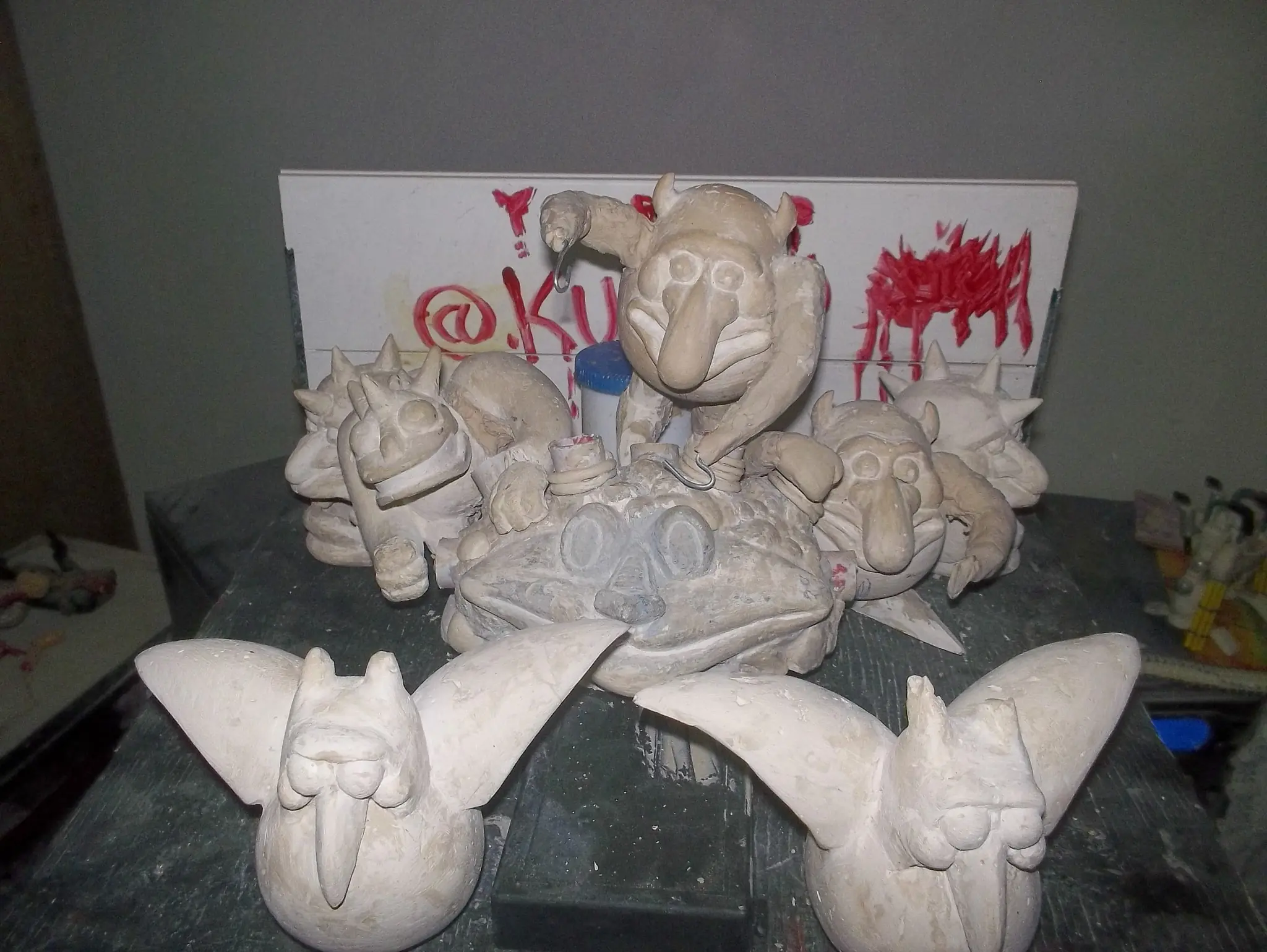 escultura la gatita y algunos trabajos