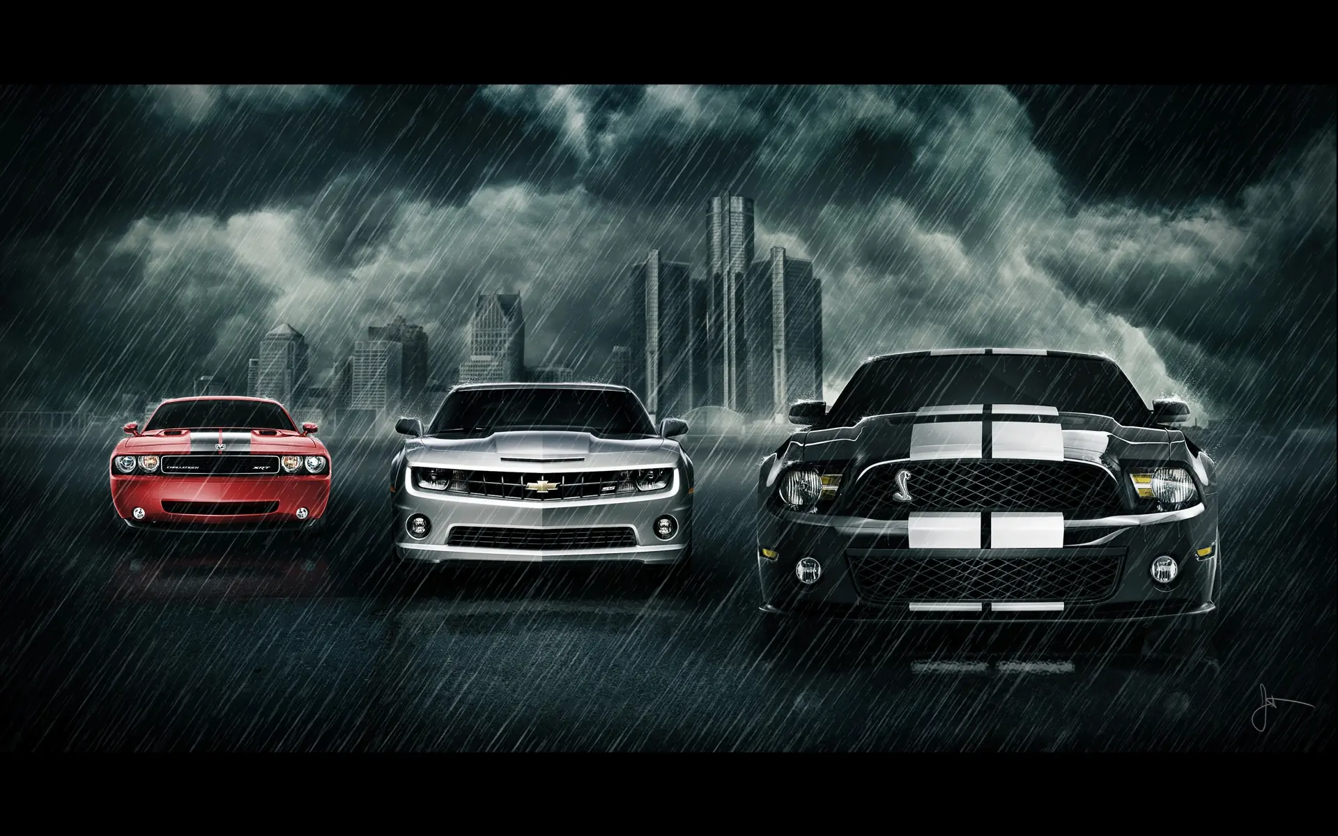 Chevrolet Camaro - Ford Mustang - Dodge Challenger: El Duelo