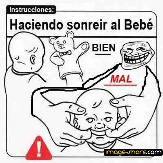 15 Manera de cuidar un bebe por Yao Ming y Troll Face