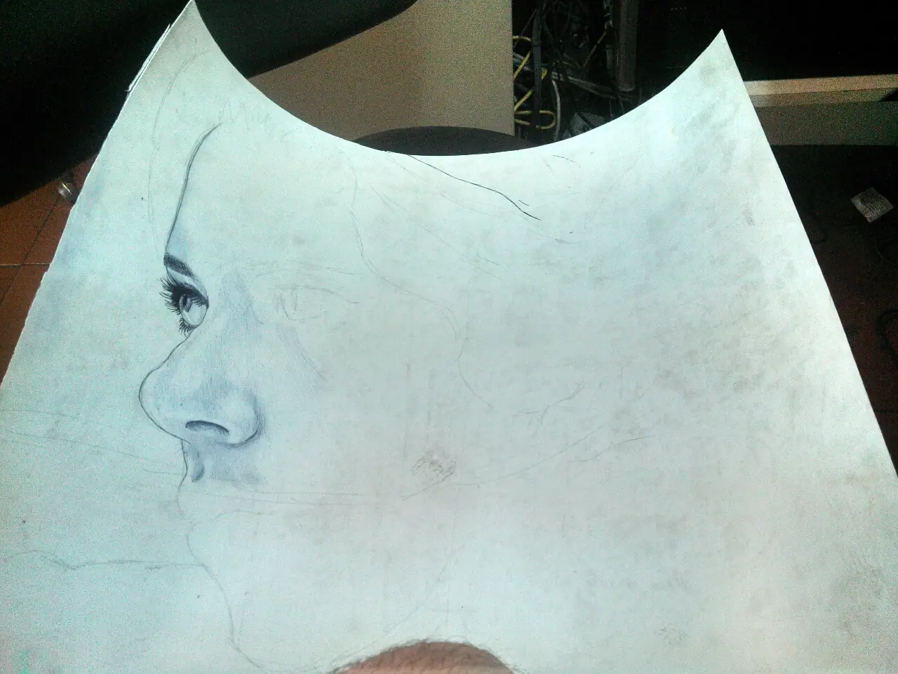 scarlett johansson dibujo realista