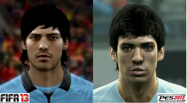 PES 2013 vs FIFA 13 ¿Quién recrea mejor las caras de los f