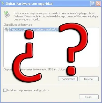 Quitar hardware sin seguridad tiene sus riesgos