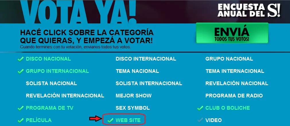 Votá a Taringa! en la Encuesta Anual S! de Clarín