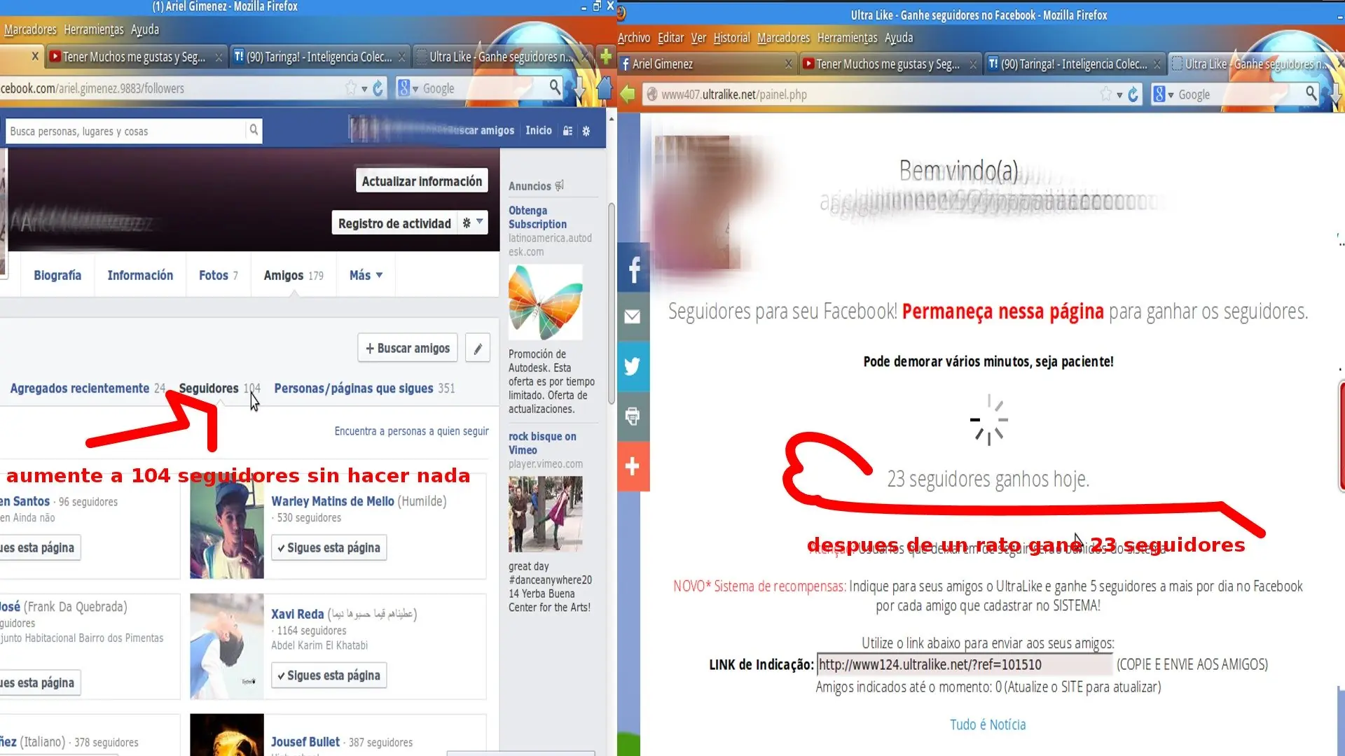 seguidores en facebook