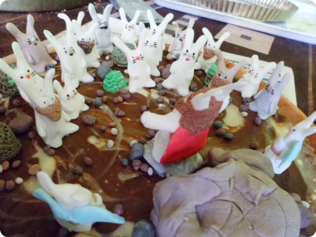 "The resurrection", tarta de chocolate.