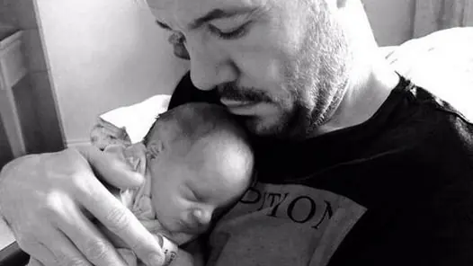 Tinelli presento a su hijo Lorenzo