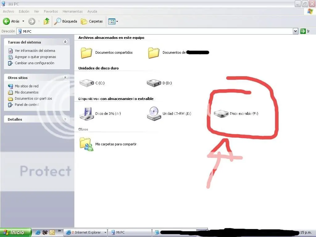 Evitar virus windows xp por usb