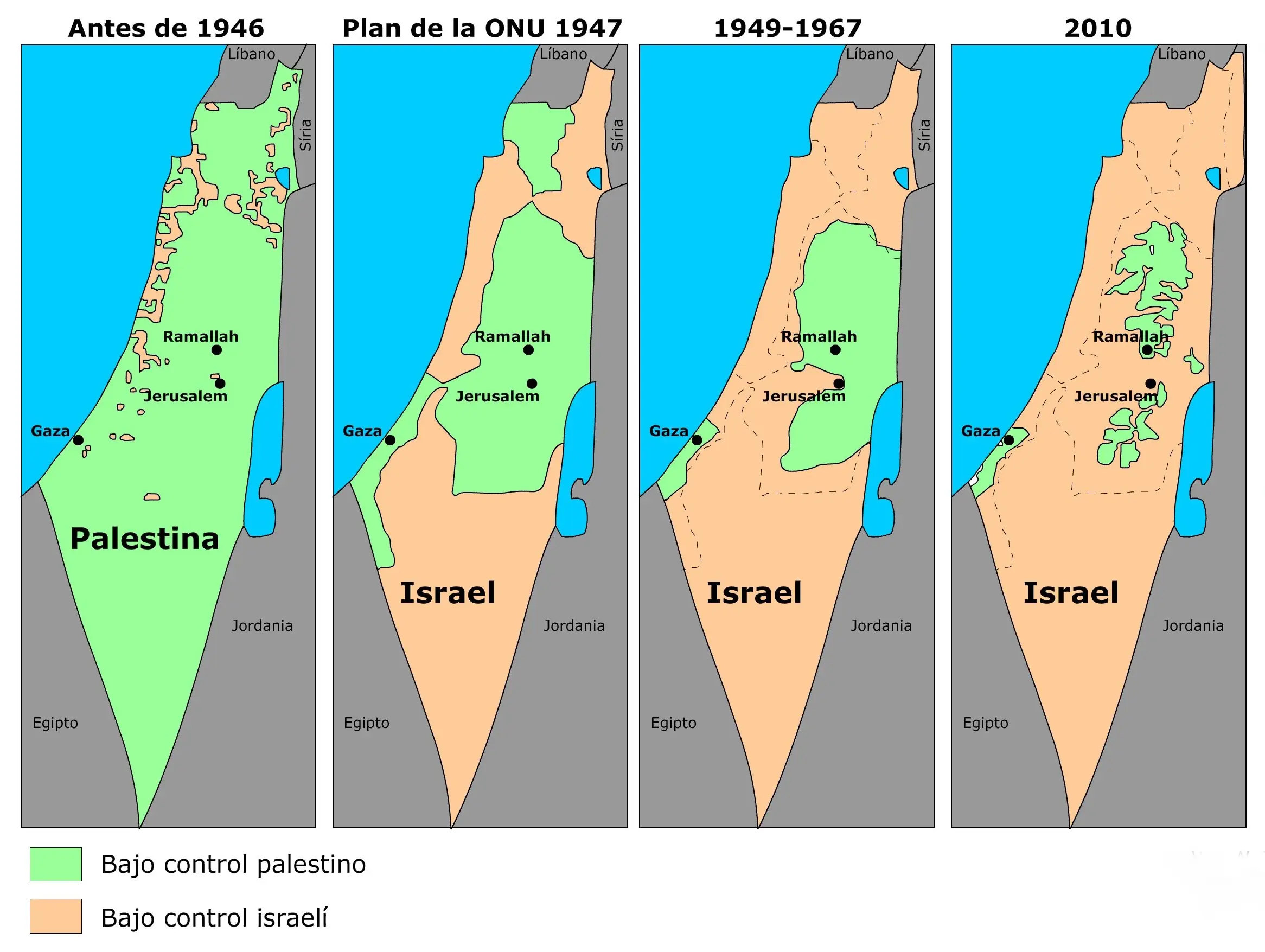 Cronología del conflicto palestino-israelí