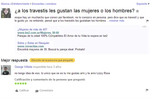 te cuento por que te gustan algunos travestis