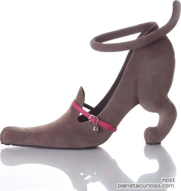 Curiosa zapatilla para chicas :)