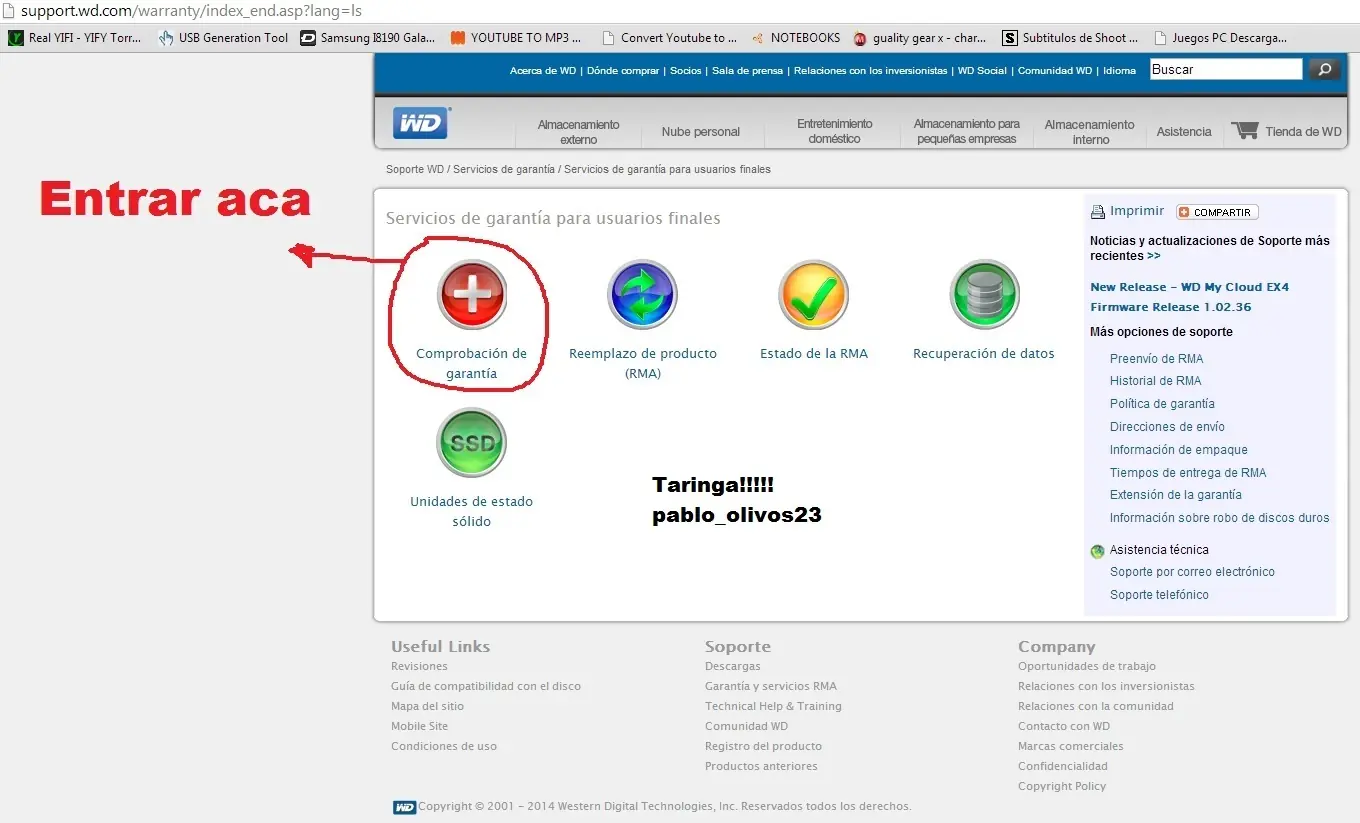 Garantia Western Digital , como no morir en el intento