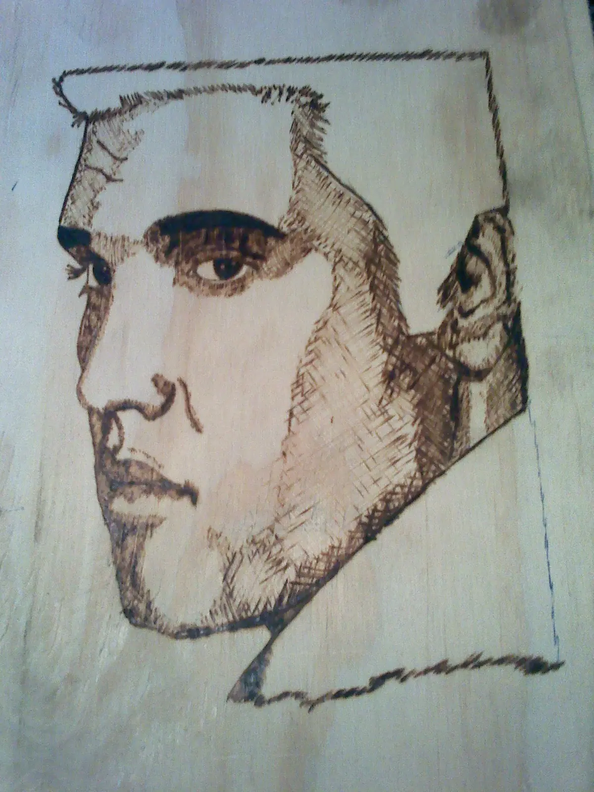pirograbado elvis presley