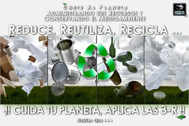 Mejoras las reservas del planeta con la formula de las 3R