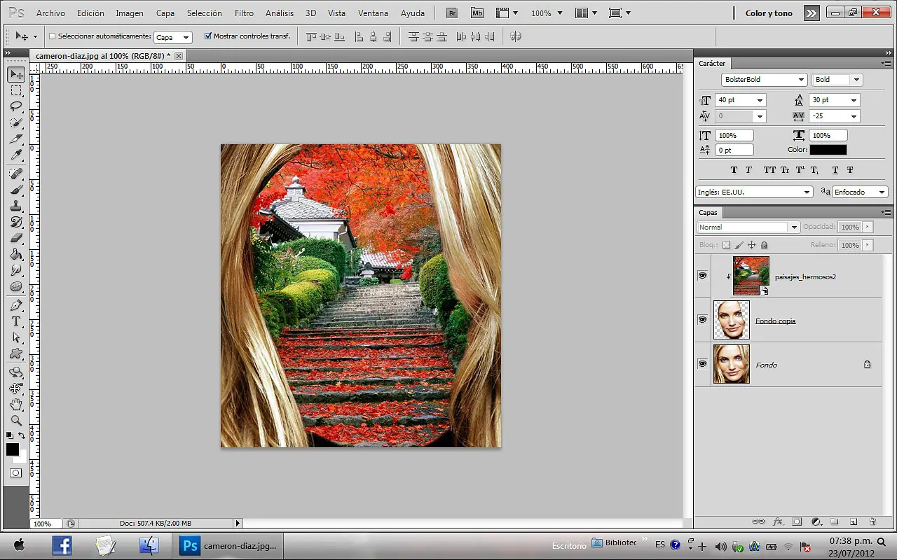 Tutorial Photoshop Cs5 Paisaje En El Rostro