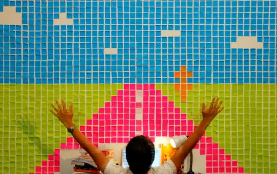 Arte con post-it