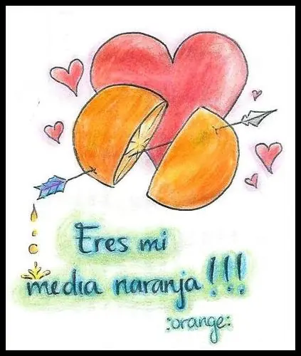 Leyenda sobre nuestra media naranja