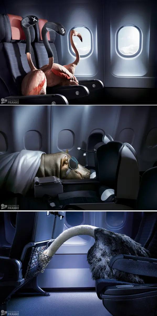 20 Fotos que usan Photoshop en anuncios de lineas aereas