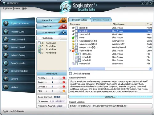 SpyHunter y los falsos blog de desinfección