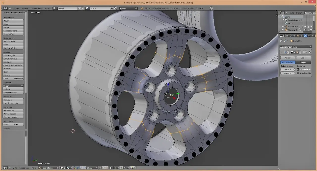 Recreé mi logo en 3D