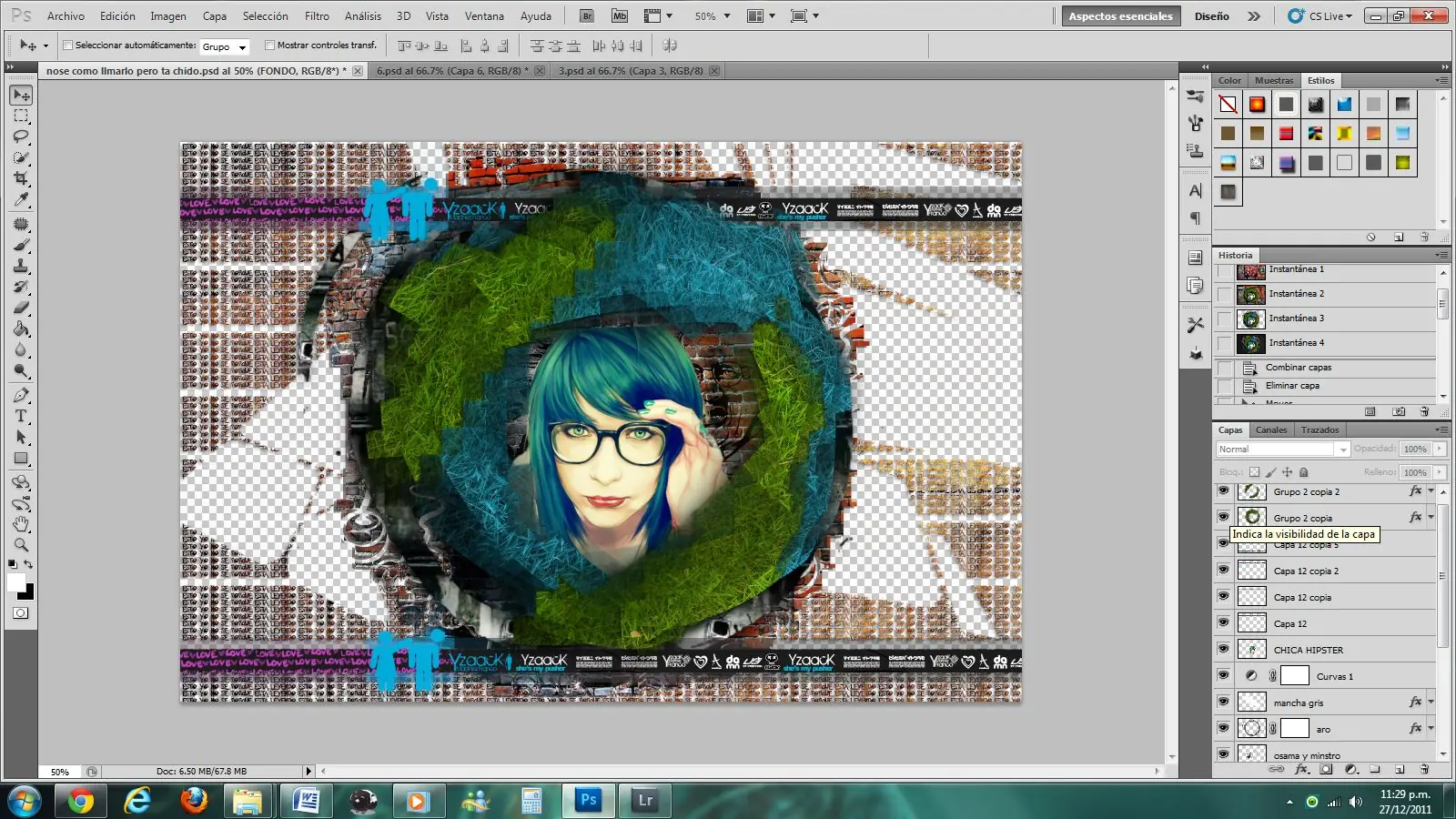 Un pequeño proyecto en photoshop.