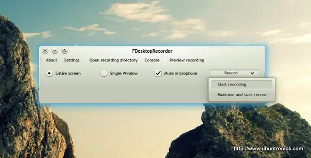 FDesktopRecorder | Grabar tu escritorio en GNU/Linux