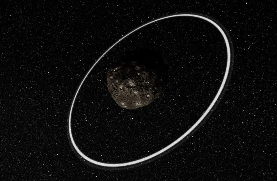 Astrónomos observan por primera vez un asteroide con anillo