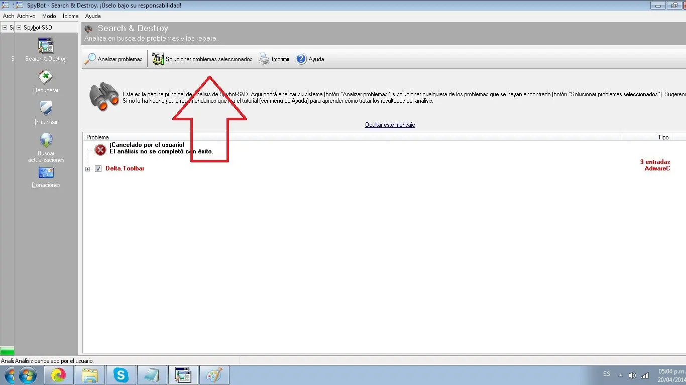 limpiar registro windows 7