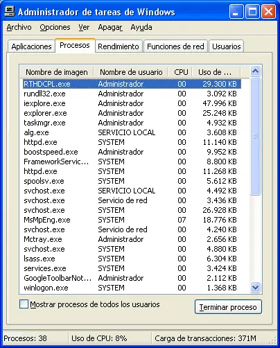 msconfig en windows 7