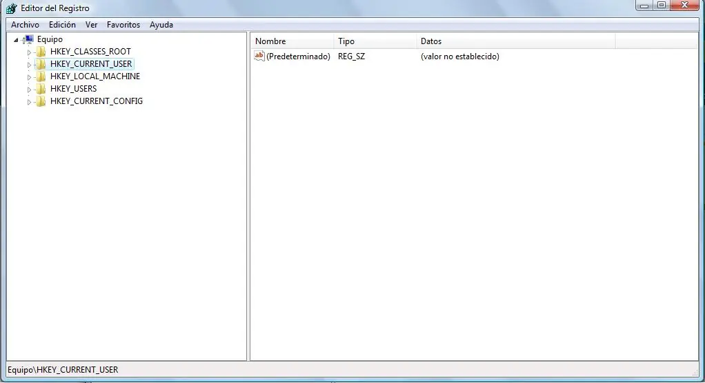 restauracion de extensiones en windows