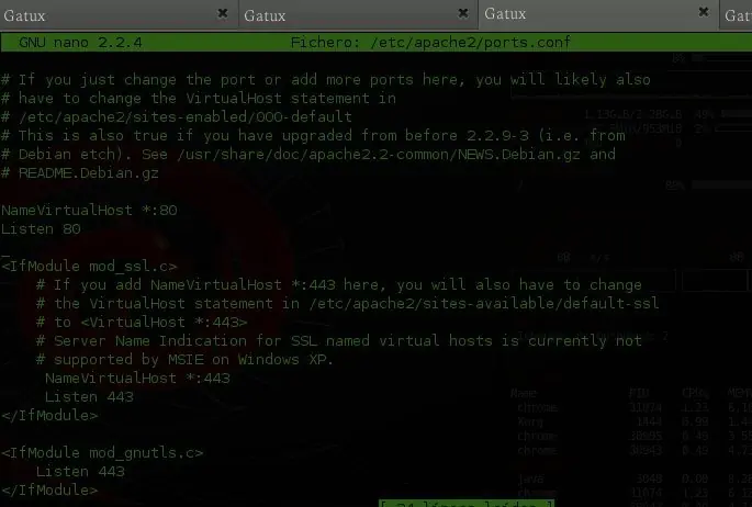 Apache 2 con Secure Sockets Layer (SSL)