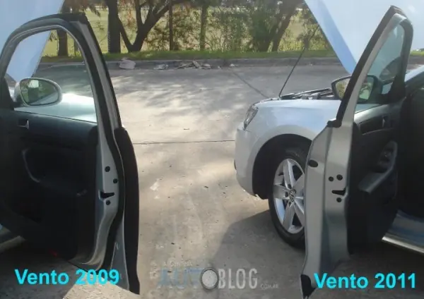 Comparación volkswagen Vento 2009 VS. 2011 (Foto a Foto).