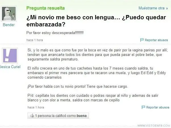 Yahoo, Preguntas y Respuestas muy Tontas
