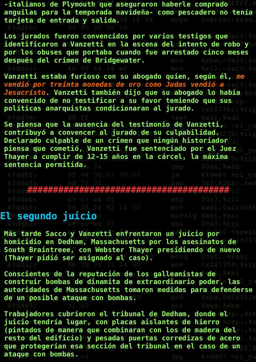 La historia de Sacco y Vanzetti