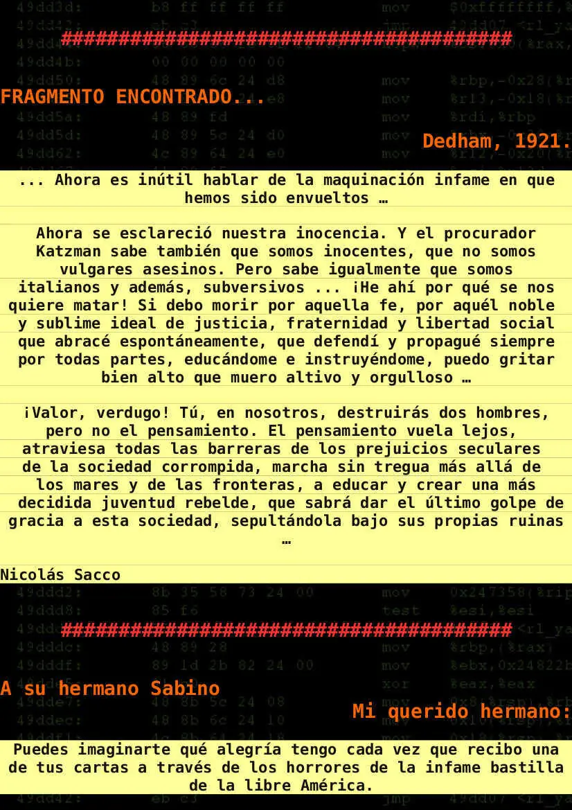 La historia de Sacco y Vanzetti