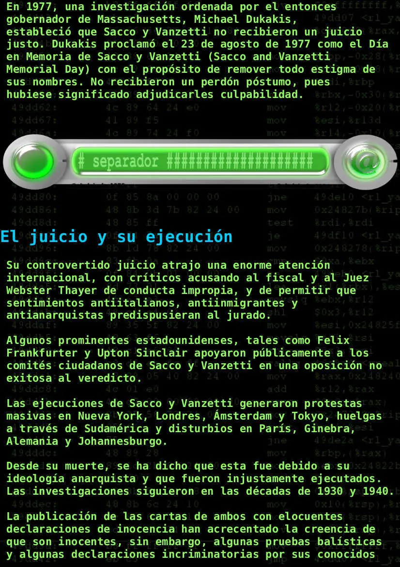 La historia de Sacco y Vanzetti