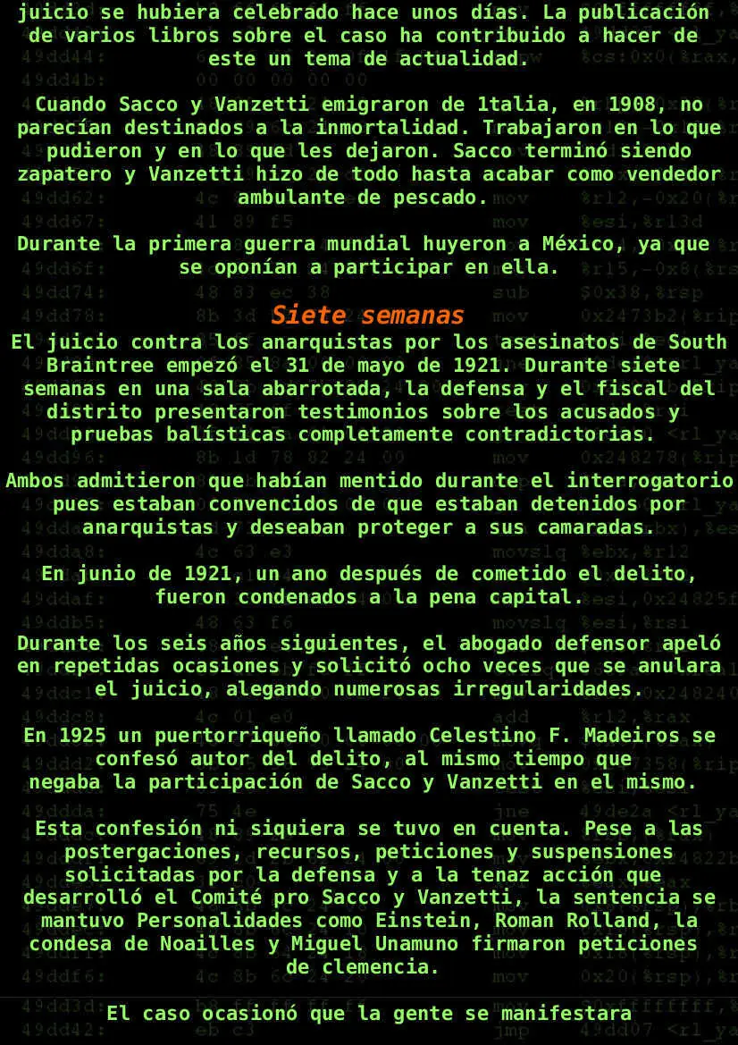 La historia de Sacco y Vanzetti