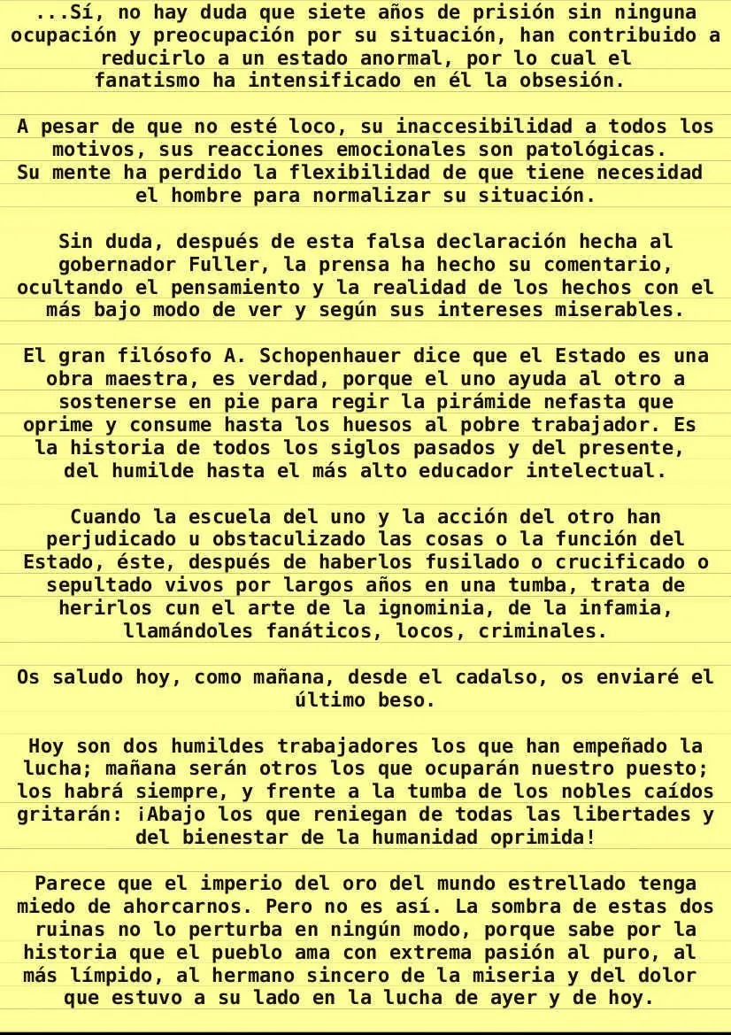 La historia de Sacco y Vanzetti