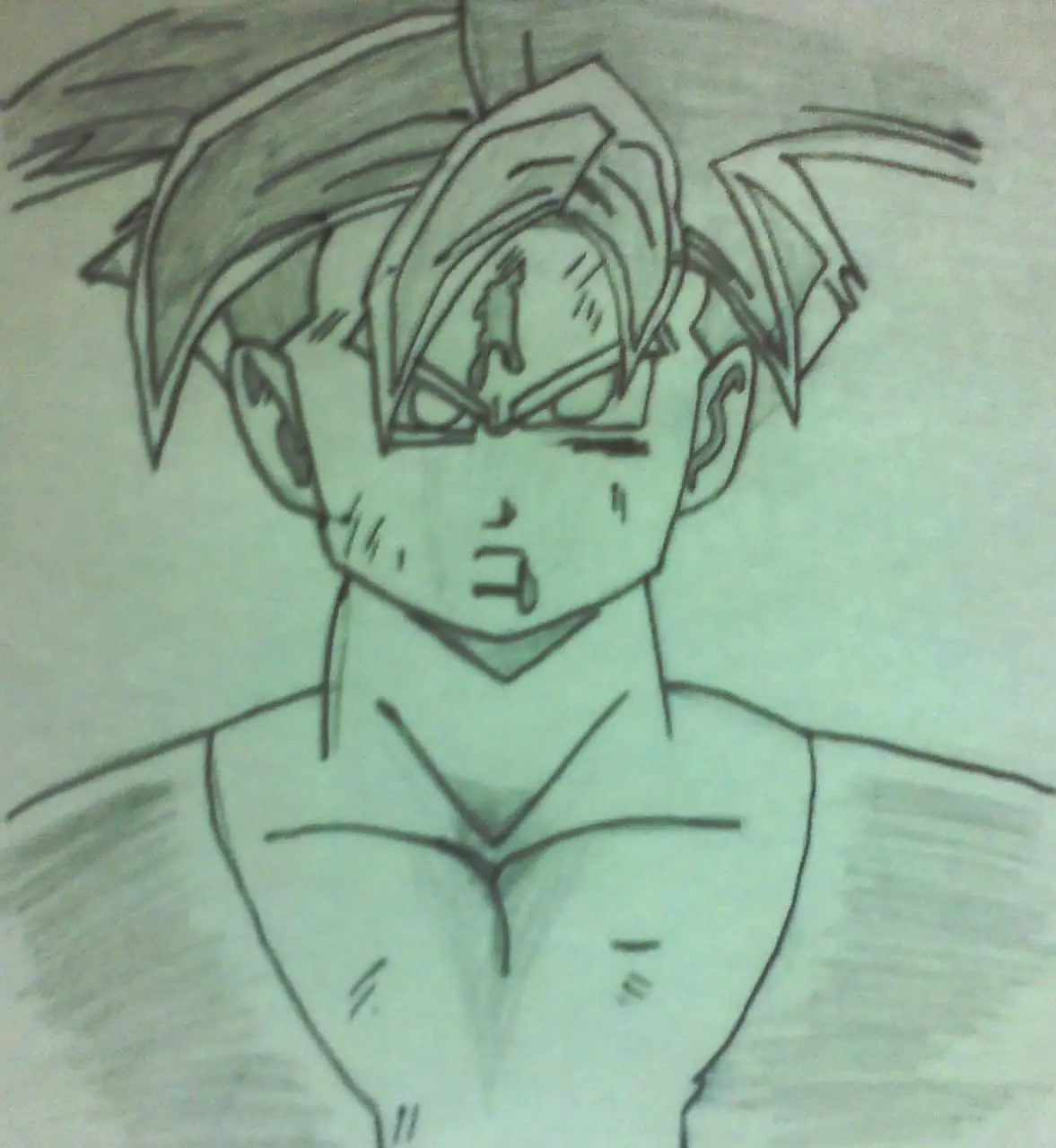 Mis dibujos de Dragon ball Z  - Parte 1