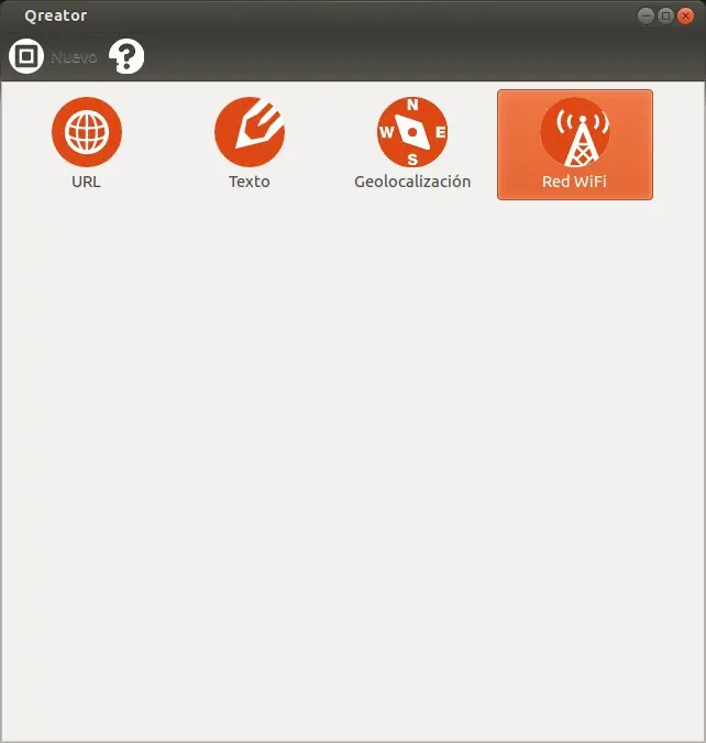 Qreator – Crear códigos QR en Ubuntu