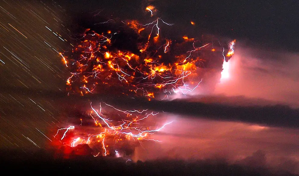 Rayos volcanes
