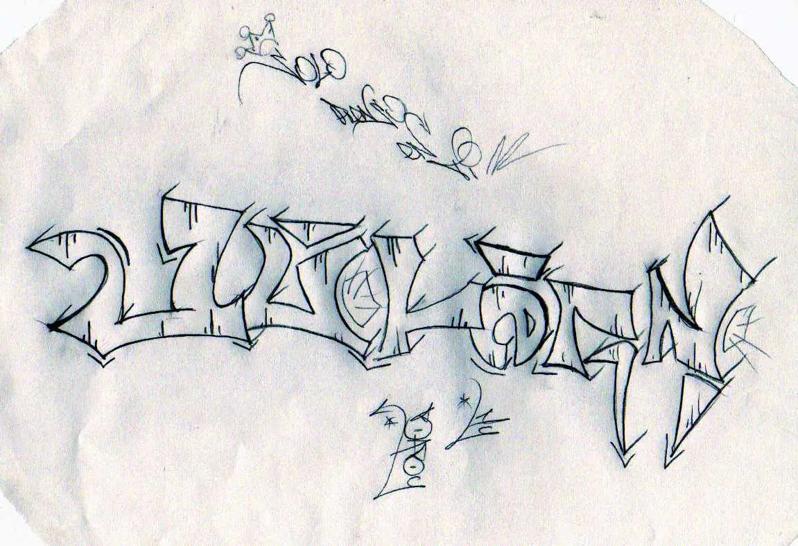 Graffitis Todos echos por mi!!