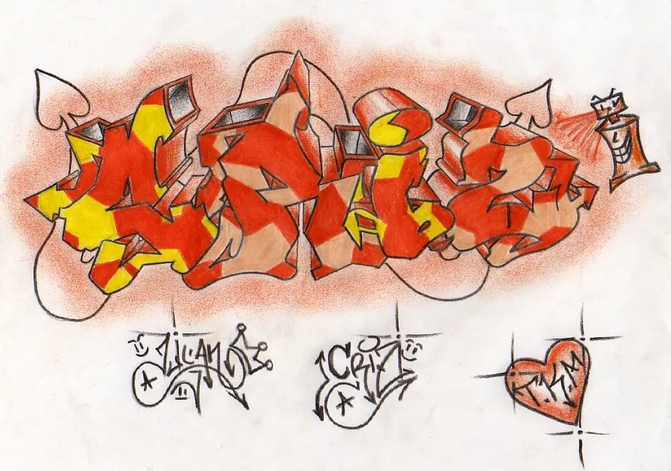 Graffitis Todos echos por mi!!