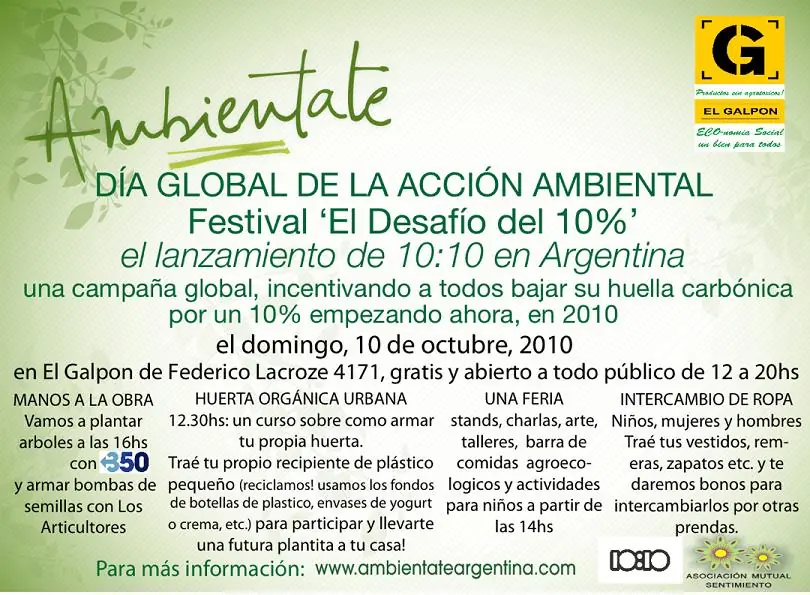 Día Global de la Acción Ambiental