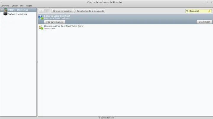 Openshot en Ubuntu 10.04