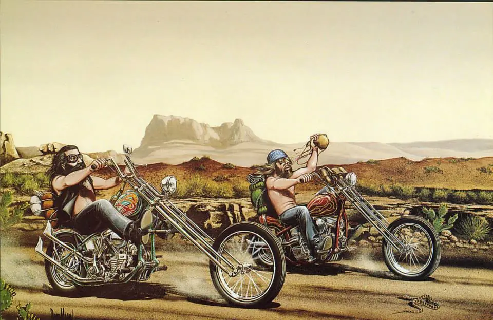 arte motoquero de David Mann