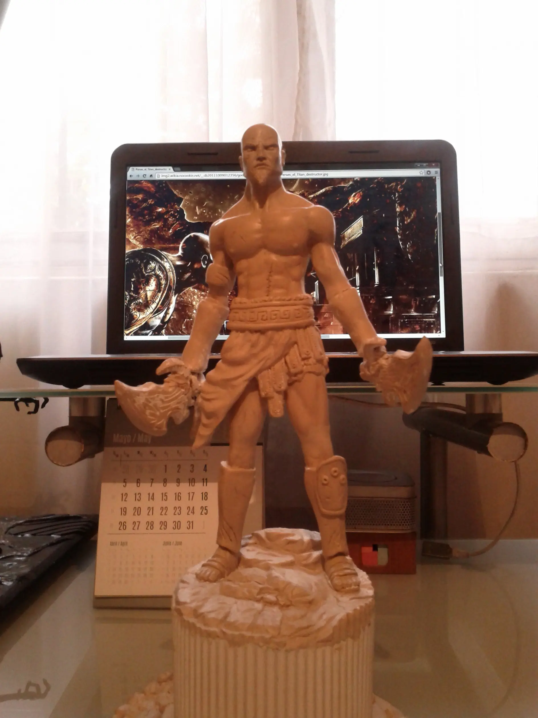 Escultura Kratos (Avance)