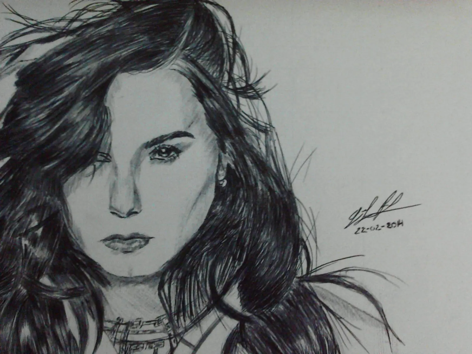 retrato a lapiz
