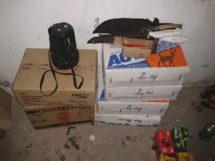 Secuestraron casi 3 mil cartuchos y armas largas