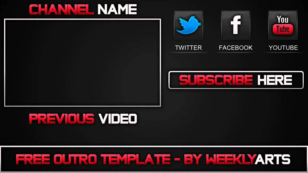 psd de outro para tu video