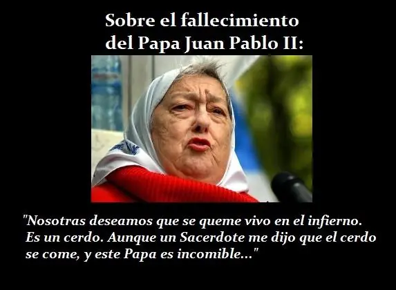Te dejos las mejores frases refinadas de hebe de bonafini